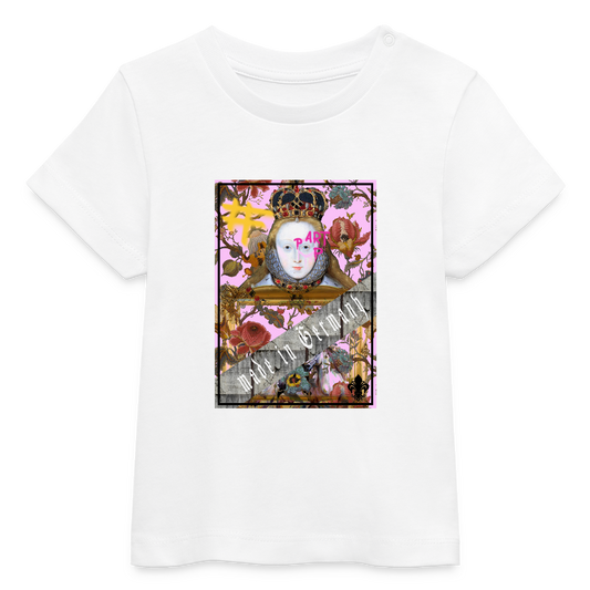 Landadel Berlin POP ART BABY T-Shirt - Weiß