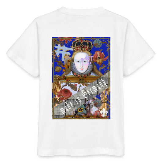 LANDADEL KIDS CLUB T-SHIRT - SPRAYER YELLOW - Weiß