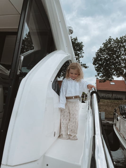 Landadel Hemd Bluse aus Leinen im Landadel x Mini Me Look