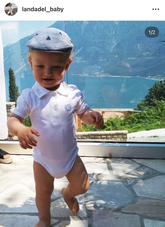 Landadel Baby Body - mit Individueller Stickerei