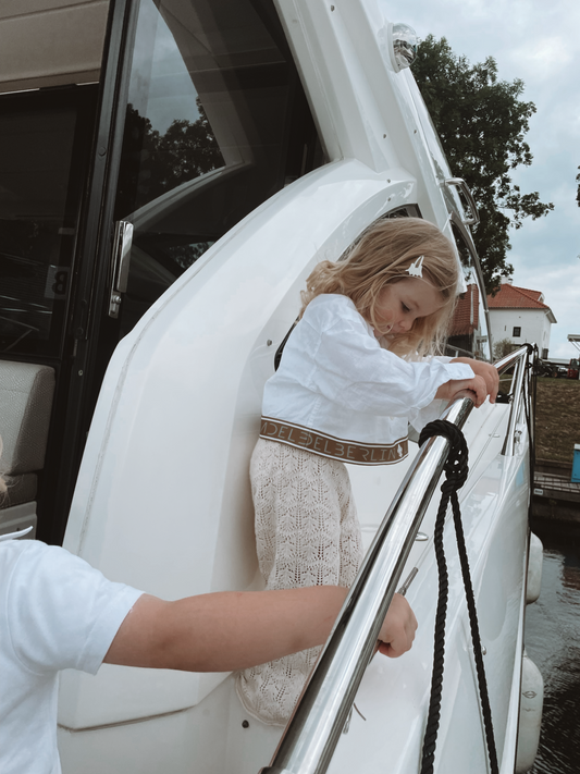 Landadel Hemd Bluse aus Leinen im Landadel x Mini Me Look