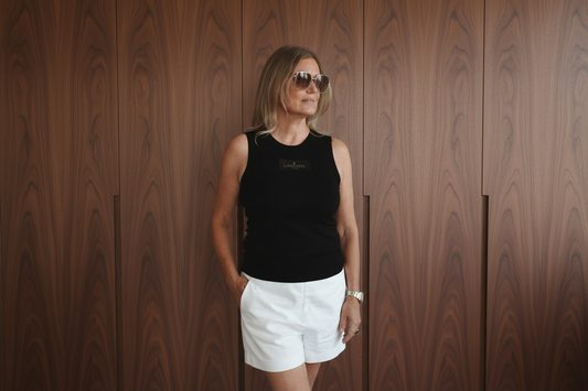 Landadel BASIC KNIT TOP