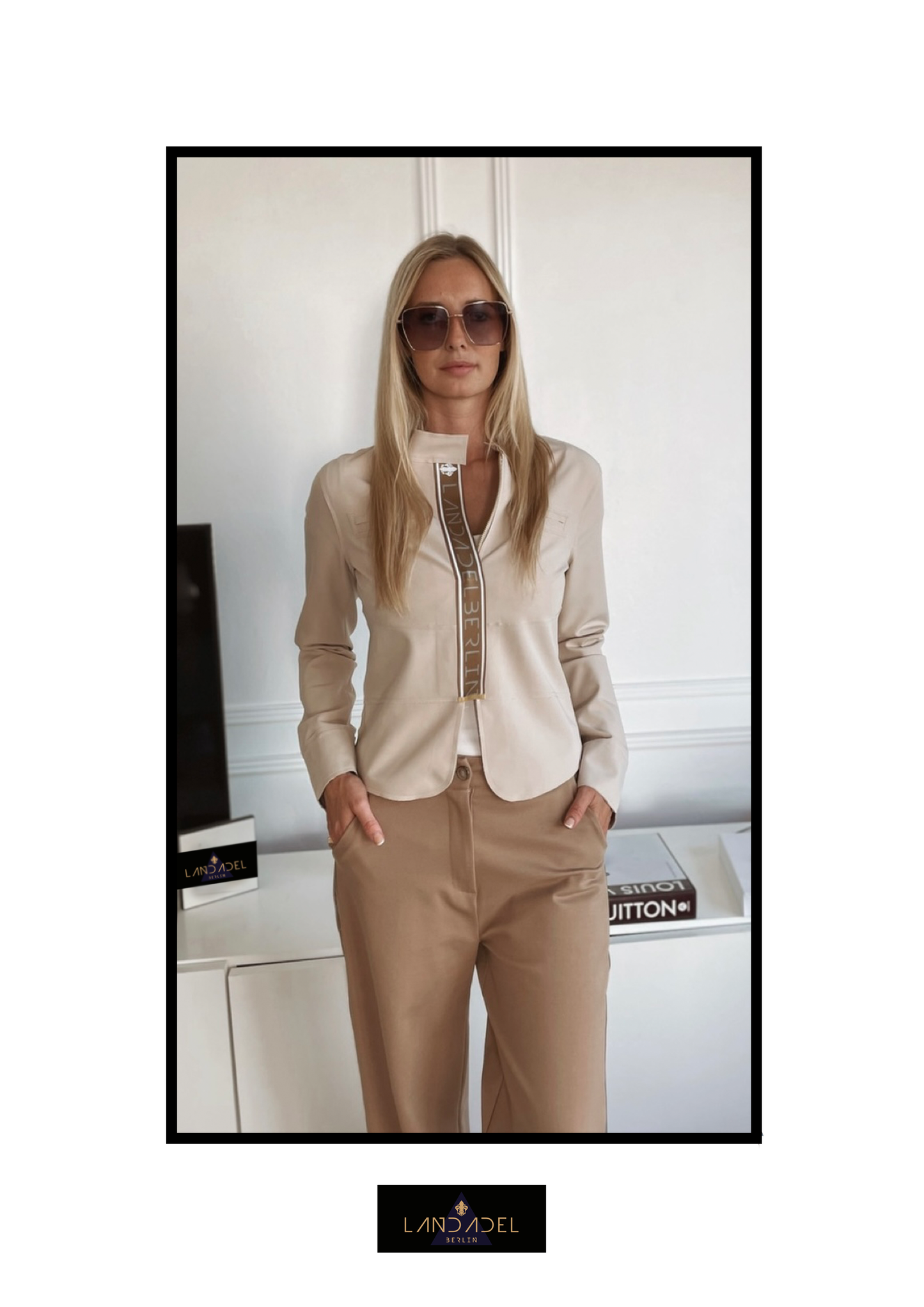 Landadel Blazer Jacke mit Reißverschluss