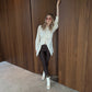 Landadel Leggings Super Stretch - dunkelbraun