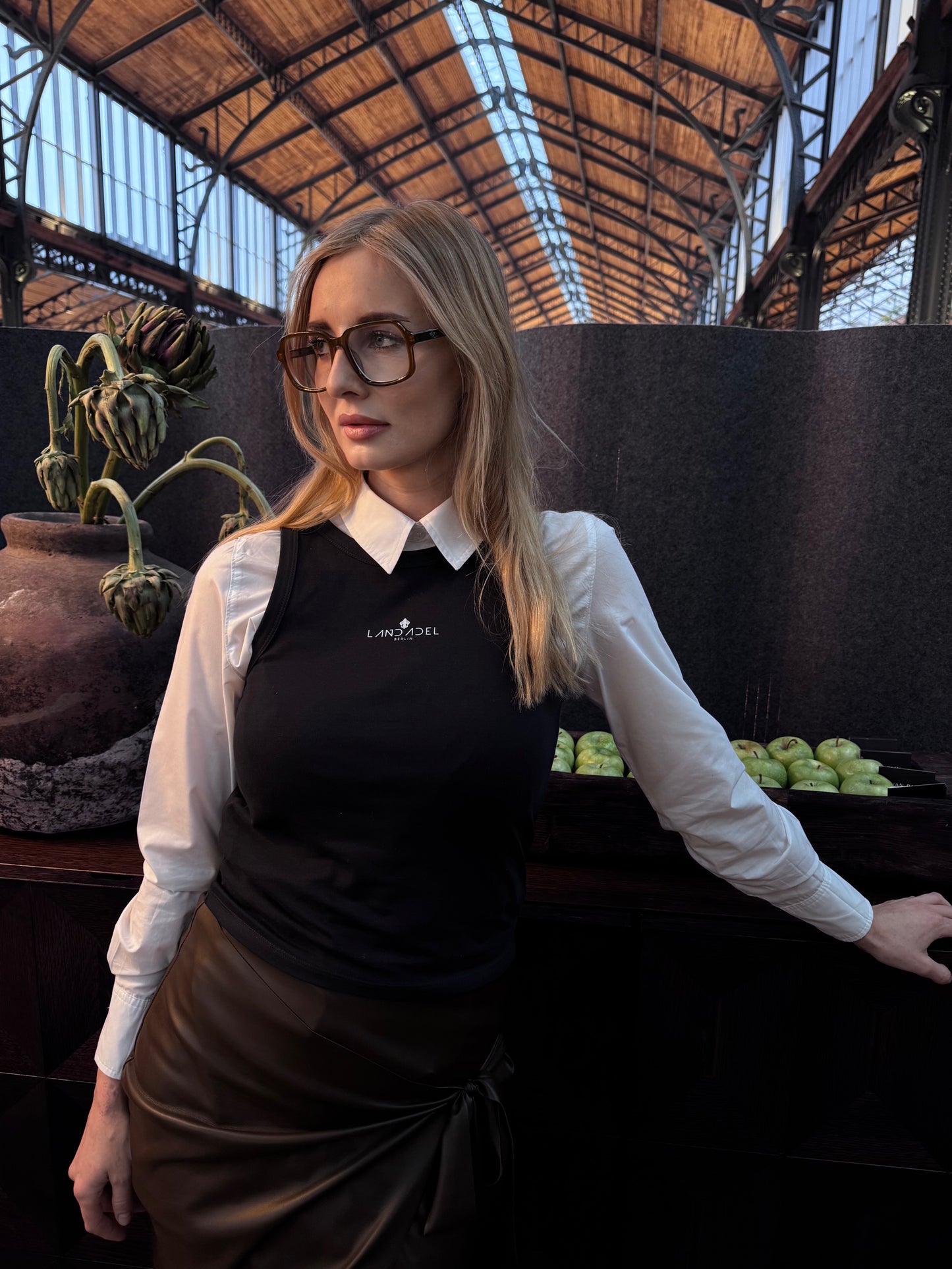 Landadel Crop Tank Top – Premium Bio-Qualität